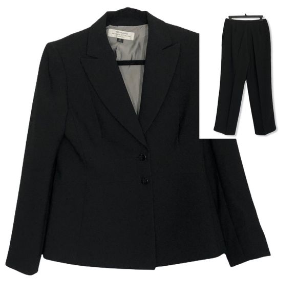 Tahari Pant Suit 2 PC Business Career Wear Set 6P - Picture 1 of 12